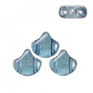 Ginko Leaf Bead Perlen 7.5x7.5mm Luster transparent blue